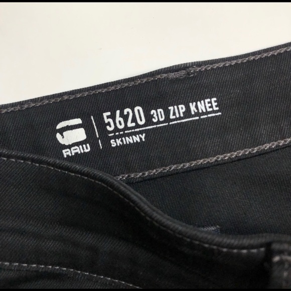 G Star Raw 5620 3D Zip Skinny Jeans 34x30 - Picture 4 of 8